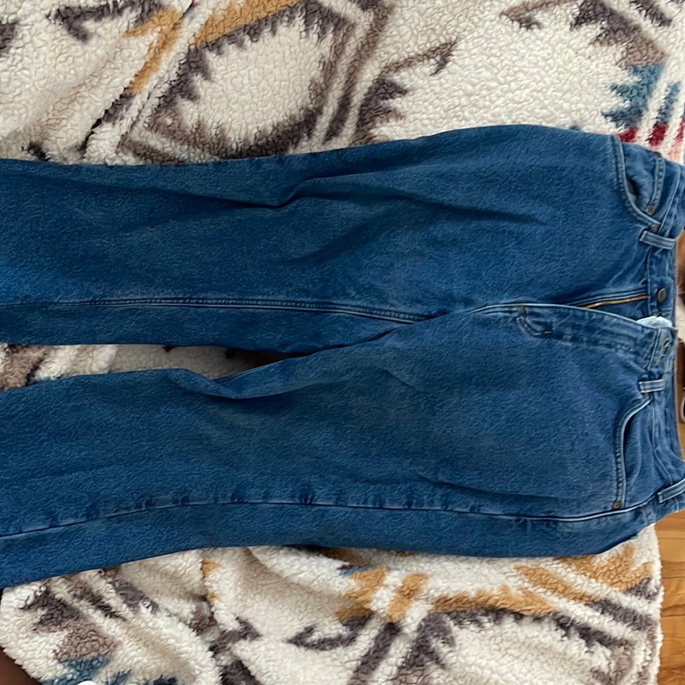 Carhartt flannel lined jeans